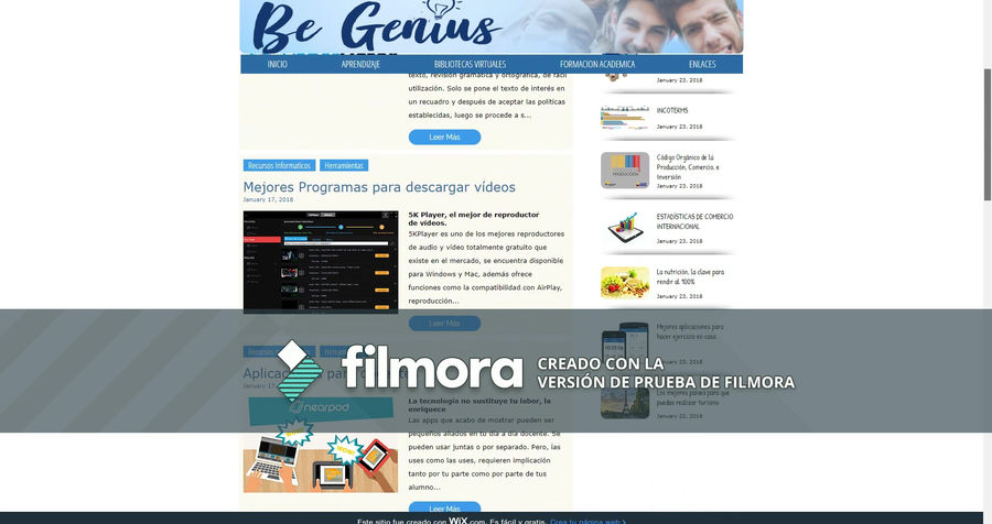 Blog be genius